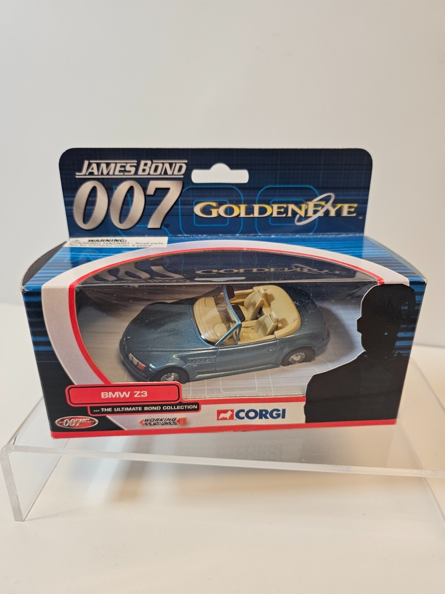 CORGI 04901 BMW Z3 ROADSTER GOLDEN EYE James Bond 007 (Neu (gemäss