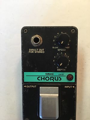 ギター YAMAHA CHORUS CH-01 Yamaha CH-01 Stereo Analog Chorus 1980s Vintage Guitar Pedal