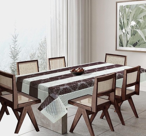 Floral Printed Dining Table Cover 6 Seater 60x90 inch - Picture 3 of 4