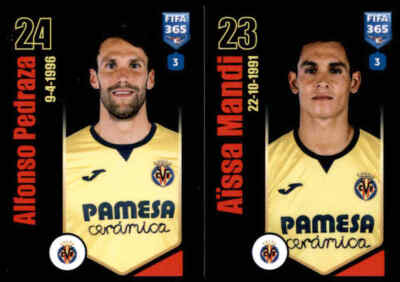 Panini Fifa 365 2024 Sticker - 185 Alfonso Pedraza/Aissa Mandi