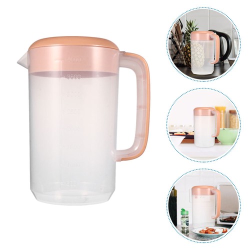 Plastic Cold Water Bottle Pitchers for Drinks Juice with Lids Fridge - Picture 9 of 12