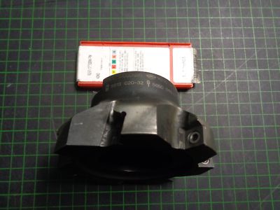 1 x Sandvik Messerkopf R290-100Q32-12M; 256541 + 10 x passende Wendeplatte