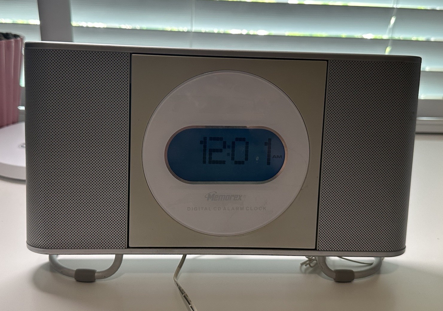 Memorex Digital Stereo Clock Radio AM/FM Dual Alarm CD Player MC7101 Tested Good