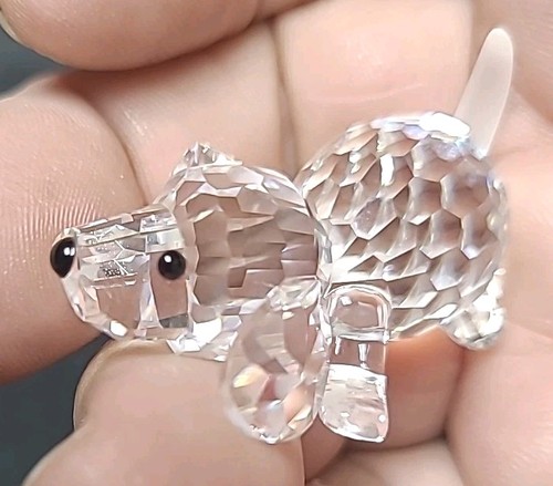 VTG Swarovski Silver Crystal Beagle Playing Puppy 1.5” w Box 7619 NR 000 004 EUC - Picture 7 of 12