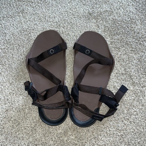 Neu XERO Herren Z-Trek The Barefoot Minimal Sport Sandale Braun Größe 10