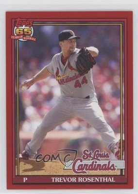 2016 Topps Archives 1991 Design Red Border 29/50 Trevor Rosenthal #244 2q6