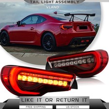 1pair Red Led Tail Lights For Toyota 86 Gt86 Subaru Brz Scion Frs 2012-2020 X2 1pair Red Led Tail Lights For Toyota 86 Gt86 Subaru Brz Scion Frs 2012-2020 X2