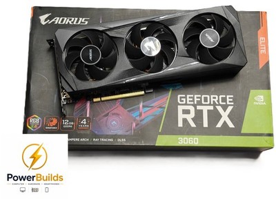 GIGABYTE AORUS GeForce RTX 3060 Elite 12G (Rev. 2.0) 12GB GDDR6 GPU - Top