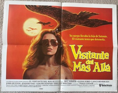 VISITOR  bird of prey over a sexy woman  M Ferrer (sci-fi) org movie poster 3136