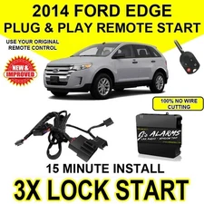 2014 Ford Edge Remote Start Plug and Play Easy Install Truck F150 3X Lock FO1
