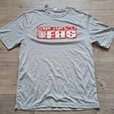 Vintage Sport-Tek Tiger Fever FHS Shirt Grau M Team Sports T-Shirt