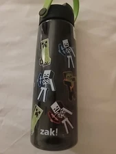 ZAK Minecraft 30 oz WATER BOTTLE BPA Free New