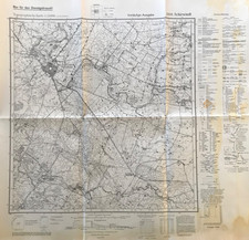 Schirwindt, Kutusowo, Ostpreußen, Landkarte Meßtischblatt 12103 von 1940