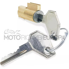 Kit De Serrure Pour Vespa 50 R L N Première Série Avec Clé De Blocage
