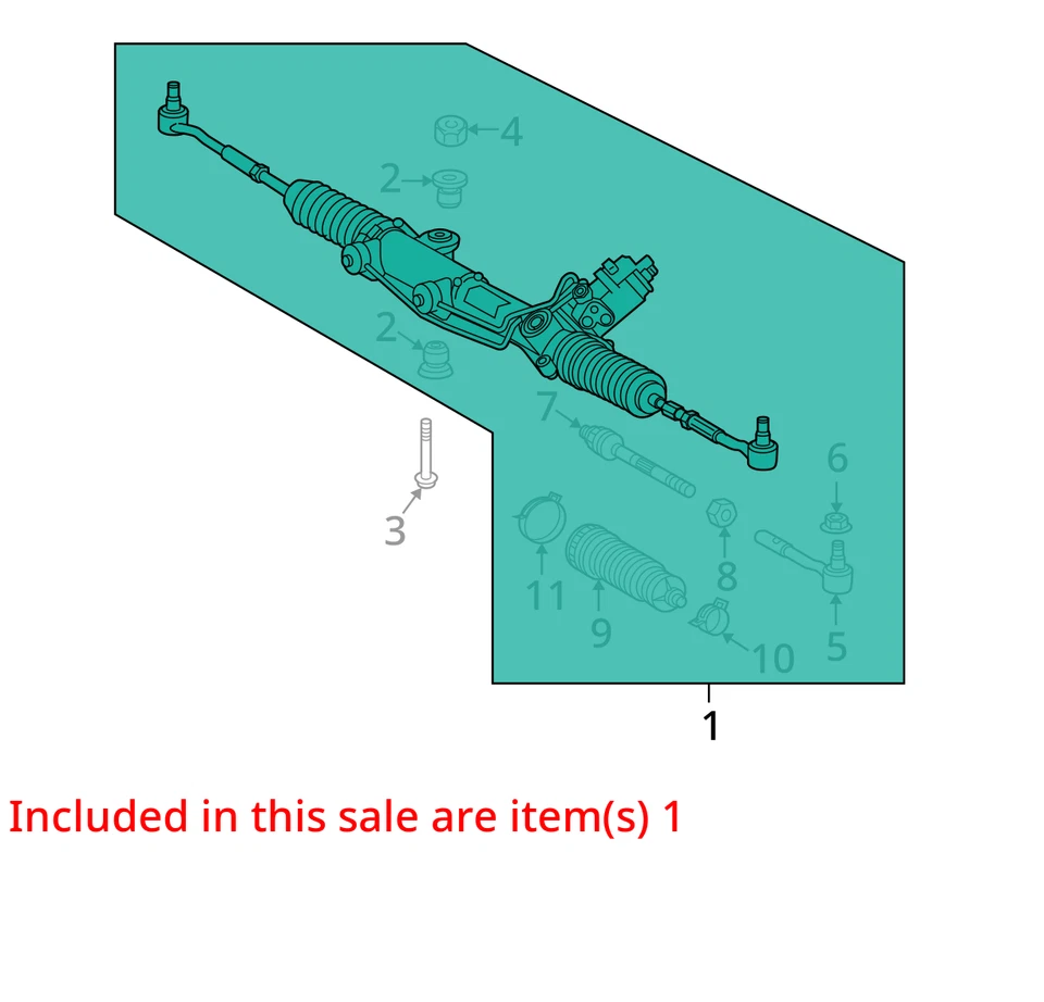 2007 CLS rack de direção e pinhão fabricante de equipamento original 132K milhas - LKQ394185921 - Imagem 4 de 4