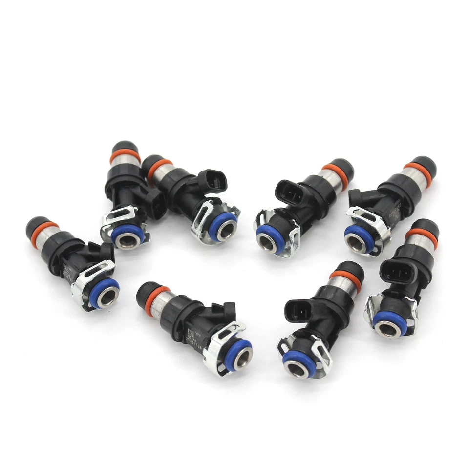 8Pcs Fuel Injectors For 99-07 Chevy Silverado 4.8L 5.3L 6.0L 25317628 New Foto 3 de 4