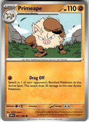 Primeape 091/182 Destined Rivals Common