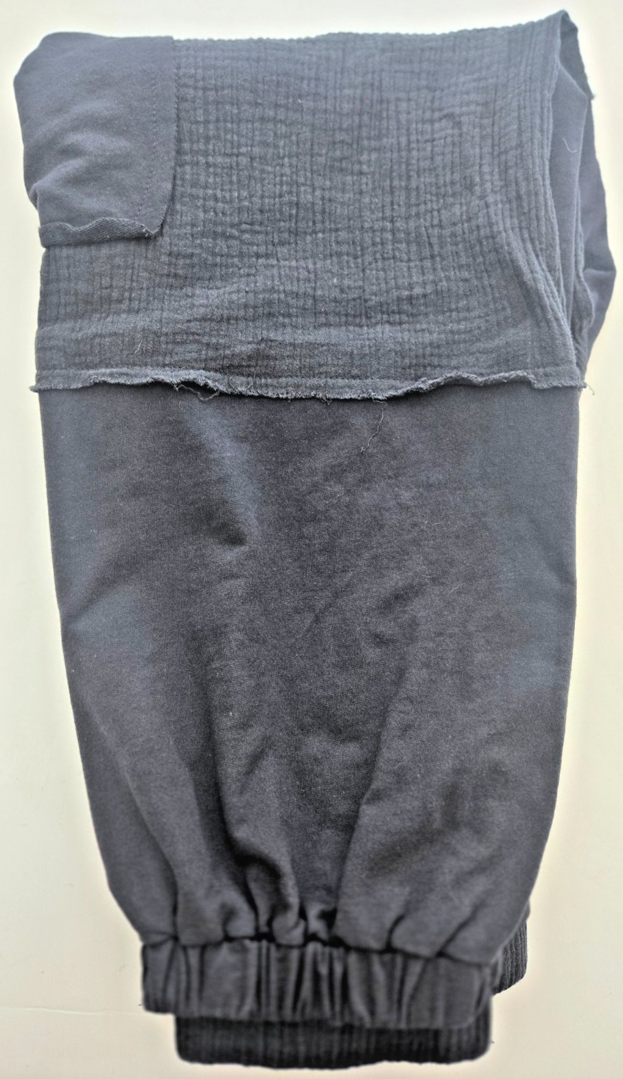 Women's Charcoal POL Shadow Patchwork Raw Edged C… - image 9