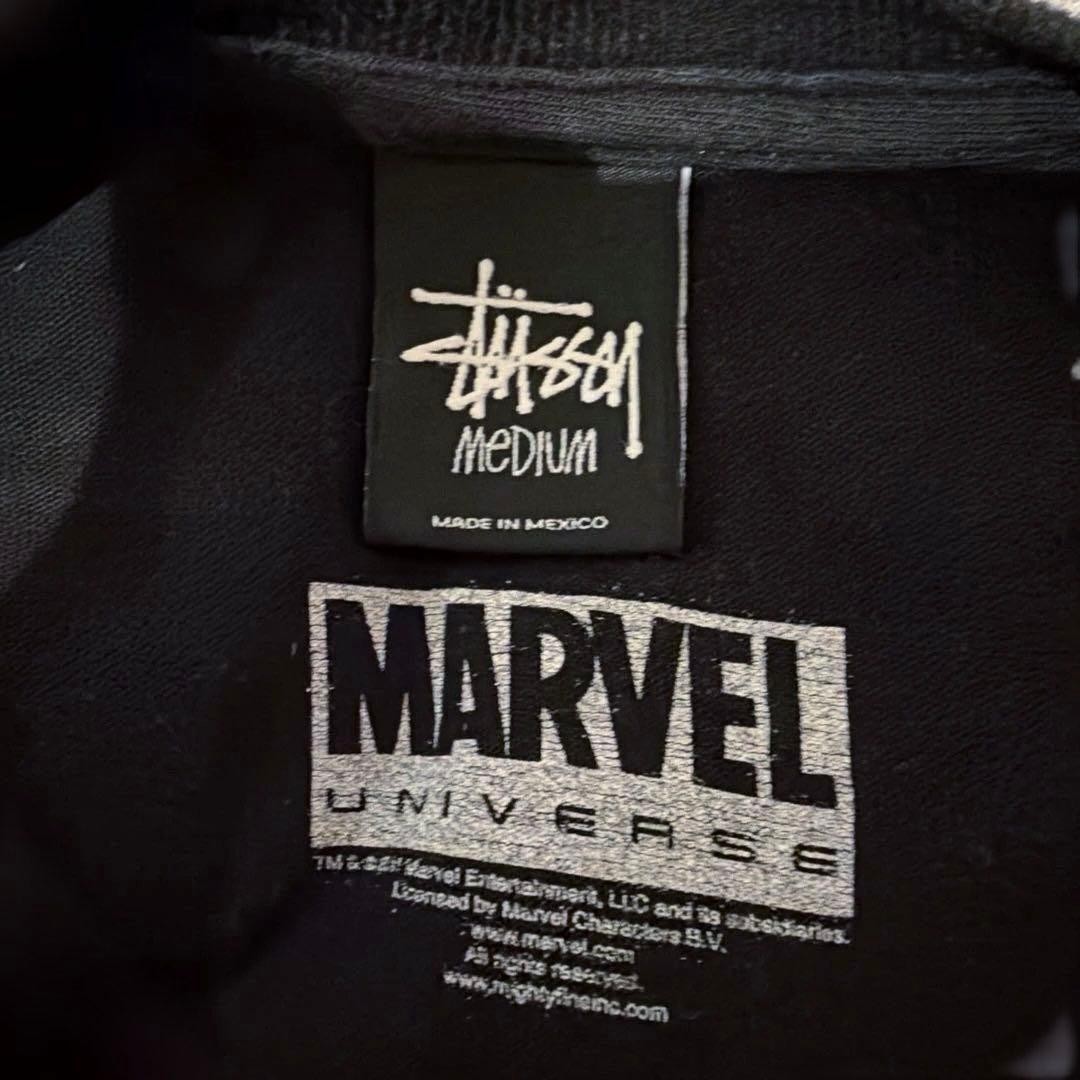 [Super Rare] Stussy x MARVEL Spider-Man T-shirt M thumbnail 5
