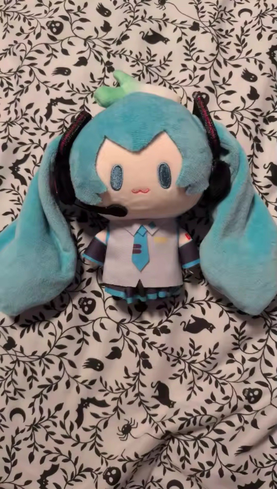 Hatsune Miku Vocaloid Anime Plush Toy Blue Hair Collectible