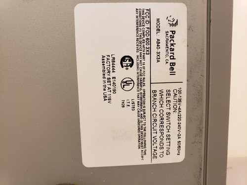 Vintage Packard Bell Axcel 451CD Desktop PC Pentium 75MHz 32MB 540MB Win95 *Nice - Picture 9 of 21
