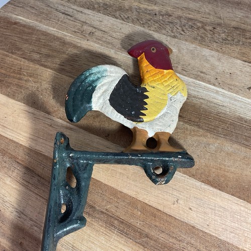 "Soporte de gancho de pared de hierro fundido para gallo de 5"" X 3""" - Imagen 3 de 6