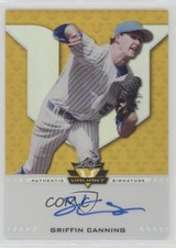 2017 Leaf Valiant Draft Yellow 6/10 Griffin Canning #BA-GC1 Auto 6fs