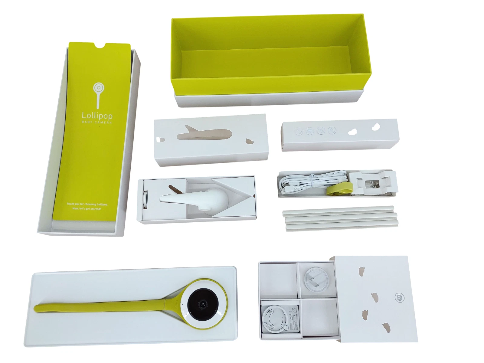 Lollipop CABC-LOL01 Baby Monitor Camera / Pistachio Open Box