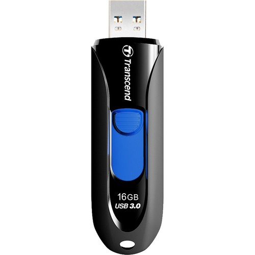 Transcend 16gb Jetflash 790 Usb 3.0 Flash Drive - 16 Gb - Black, Blue - - 第 2/6 張圖片