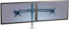 Fellowes 8042901 27" Silver Flat Screen Desk Mount - Flat Screen Desk Mounts (6k