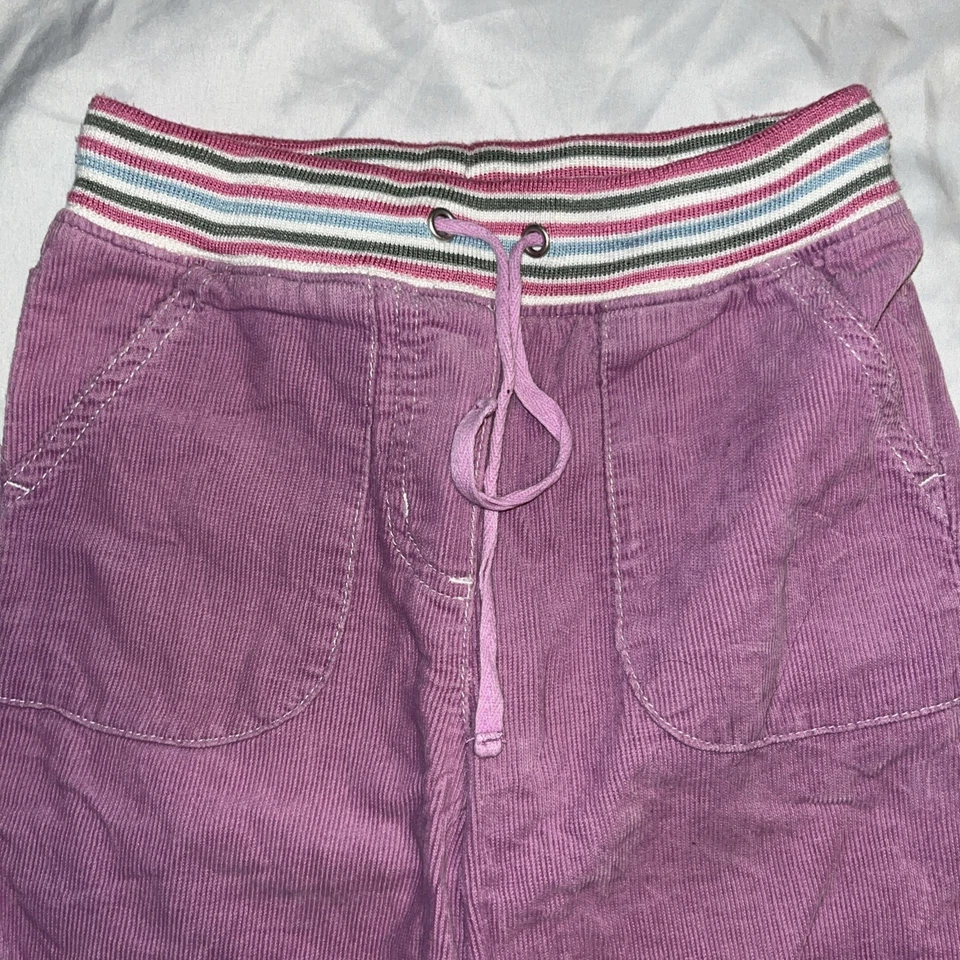 Mini Boden Conjunto de Té Conjunto Lote Púrpura Pana Pantalones Floral Camisa Top 8 Foto 3 de 4