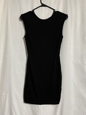 XPSCYBH Women’s Black Backless Mini Dress Small (R-1563)