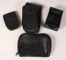 CANON FLASH AND ACCESSORY CASES AND OTHER, GROUP OF 4