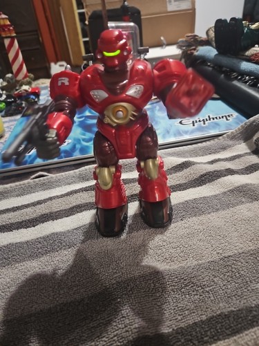 Cybotronix M.A.R.S. Motorized Attack Robo Squad Red Robot Action ...