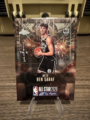 2025-26 Topps Chrome Cactus Jack x NBA All-Star Ben Saraf Rookie Base #86 Nets