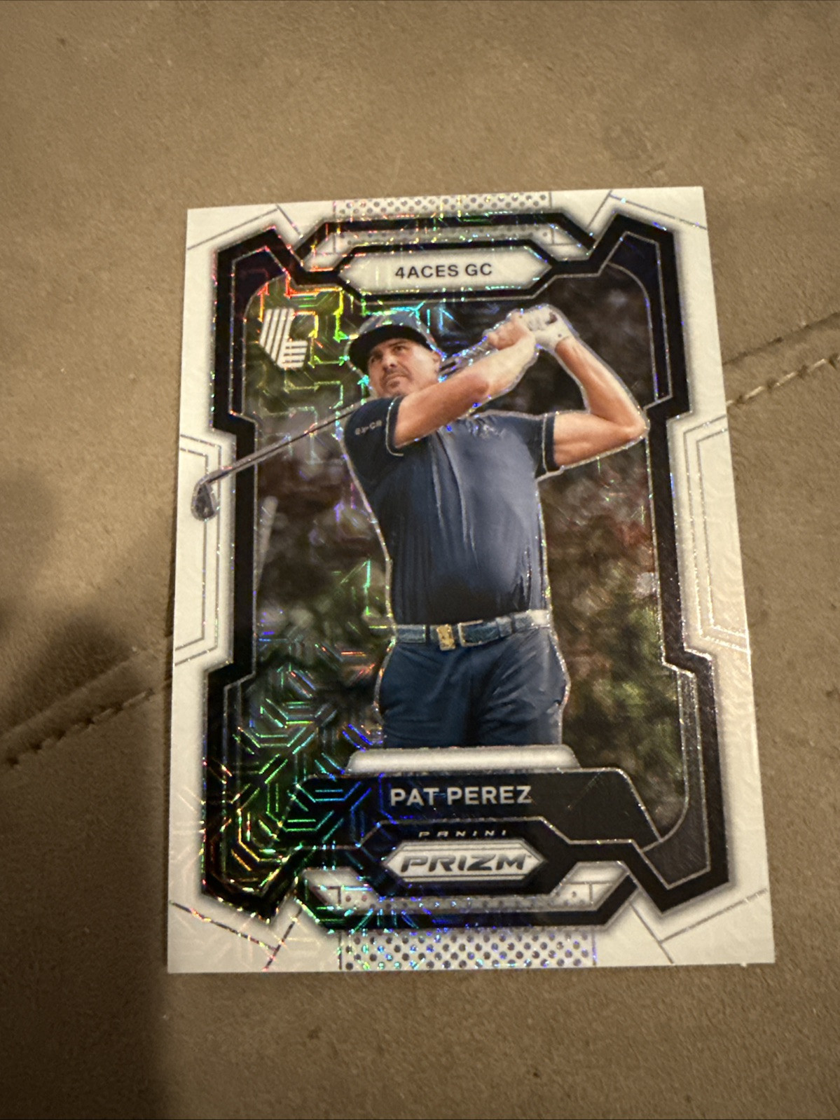 2024 Panini Prizm Liv Golf - Pat Perez #48 White Mojo Prizm /36