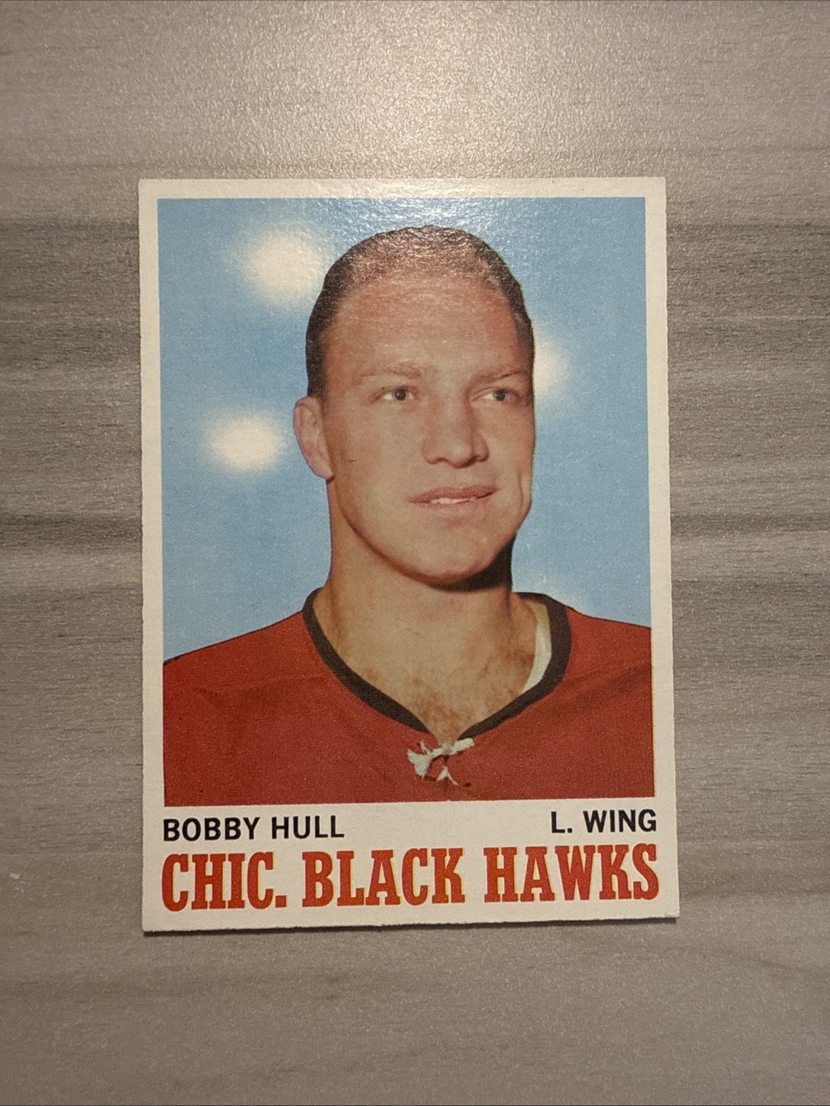 1970-71 Topps #15 Bobby Hull Chicago Blackhawks HOF Vintage 182