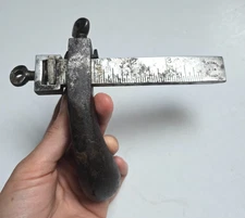 Antique C.S. OSBORNE & CO. Leather Strap Cutter/Splitter Saddle Collectible Tool