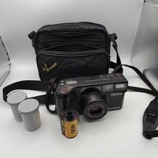 Vintage Vivitar 2001 Z Series1 AF 35mm film camera w/ Case and 3 Rolls Film