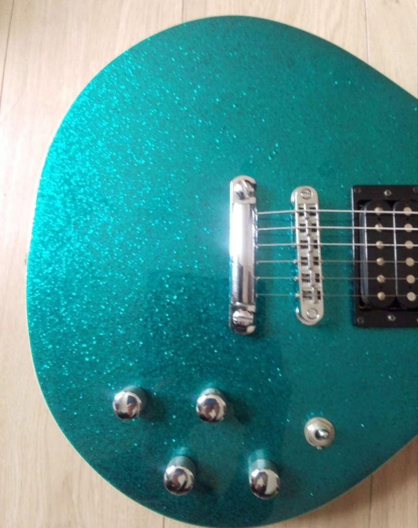 BURNY LS-65 sparkle finish Les Paul type Electric Guitar Used From