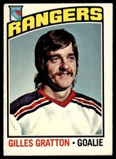 1976-77 O-Pee-Chee VTG OPC Hockey Gilles Gratton New York Rangers #28