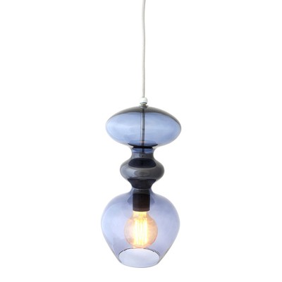 Futura Pendant Lamp M Deep Blue Pendant Lamp EBB&FLOW