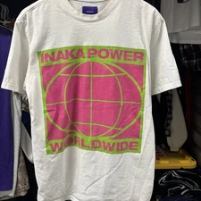 Men’s Inaka Power Worldwide Graphic Tee T-Shirt Size Large Gym Workout Fitness