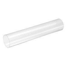 Clear Rigid Acrylic Pipe 44mm ID x 50mm OD 10" Round Clear Plastic Tube