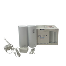 NETGEAR Orbi 770 Series Tri-Band WiFi 7 Mesh System RBE772 U2010 TC