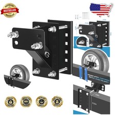 Heavy Duty Trailer Spare Tire Carrier Mount - 150 LBS Capacity, Universal Fit