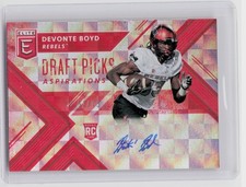 2018 Panini Elite Draft Picks Devonte Boyd AU SN75 #170 Rebels Draft Picks Autog