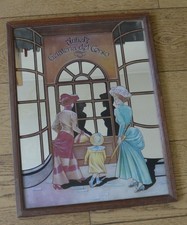 VECCHIO SPECCHIO PUBBLICITARIO ANTICA GELATERIA DEL CORSO 53 X 40 (SFG)
