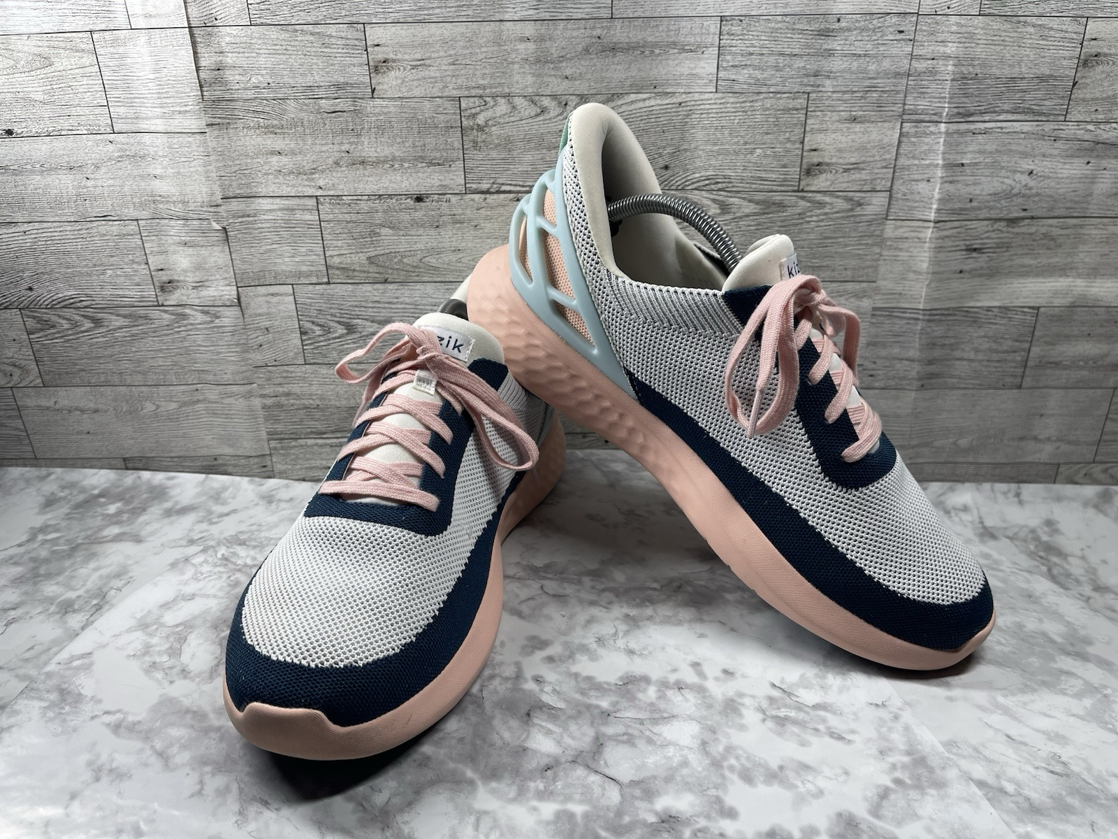 SAOLA Kizik Sneakers Uomo 11M Athens Bahama Scarpe da Corsa Rosa Blu Mani Libere Atletiche