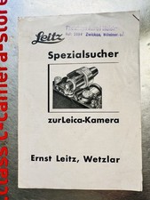 Leica Special Finder For Leica Camera - Text.German - Classic Camera Store